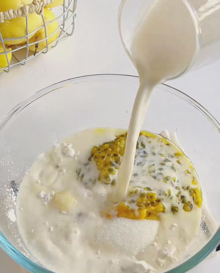 Mix dry and wet ingredients