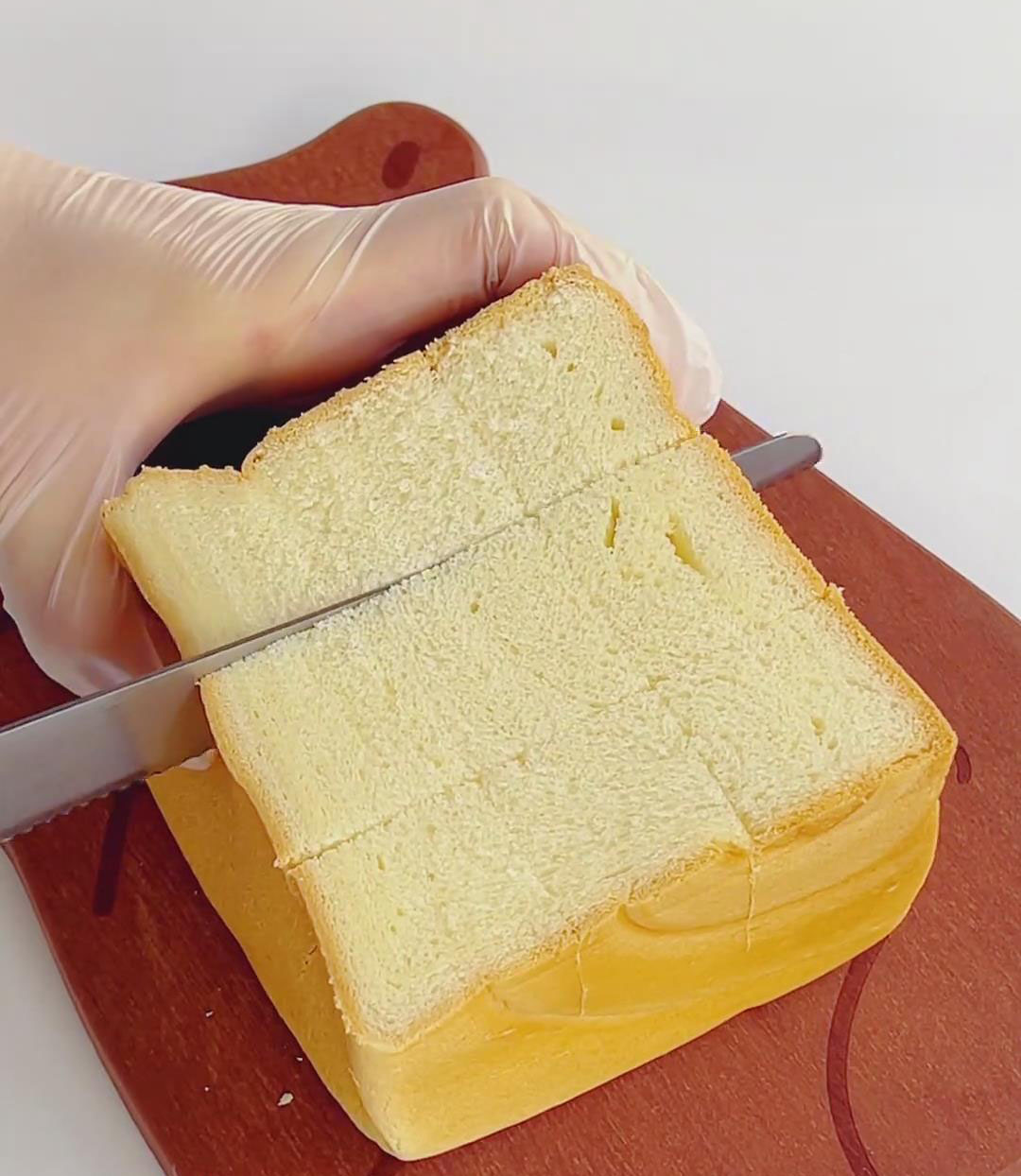 Cut a “tic tac toe” grid on the surface