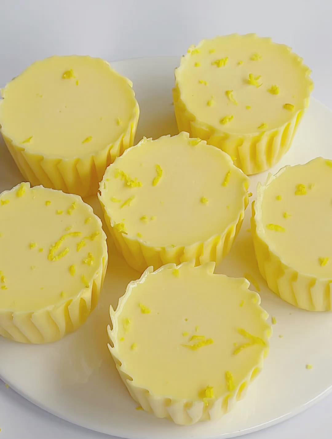 Garnish with lemon zest