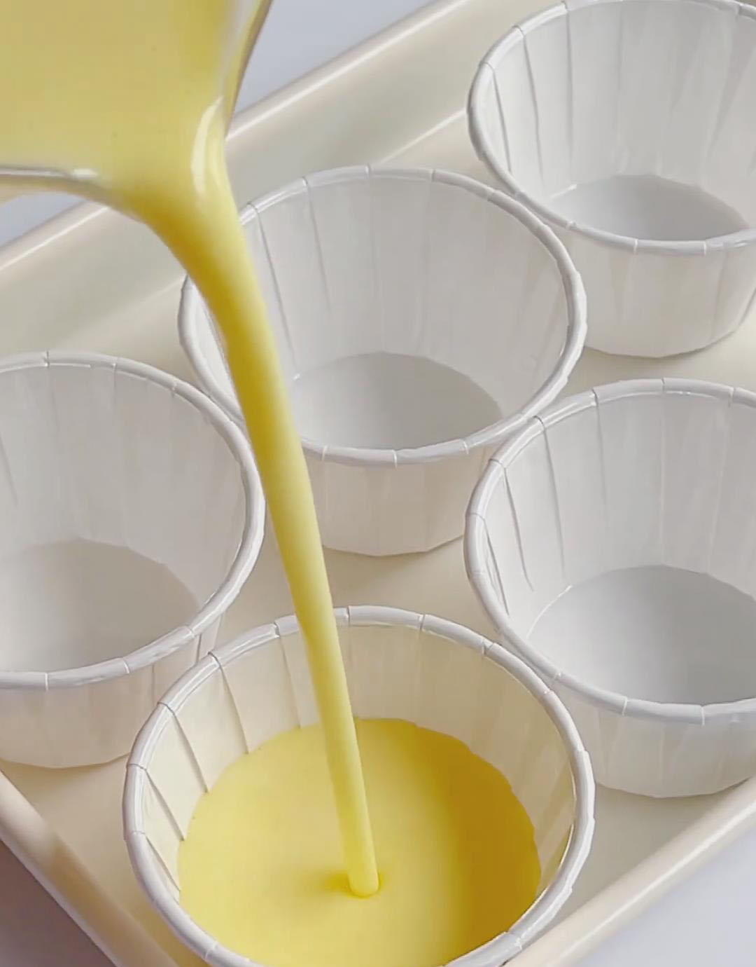 Pour the mixture into prepared molds