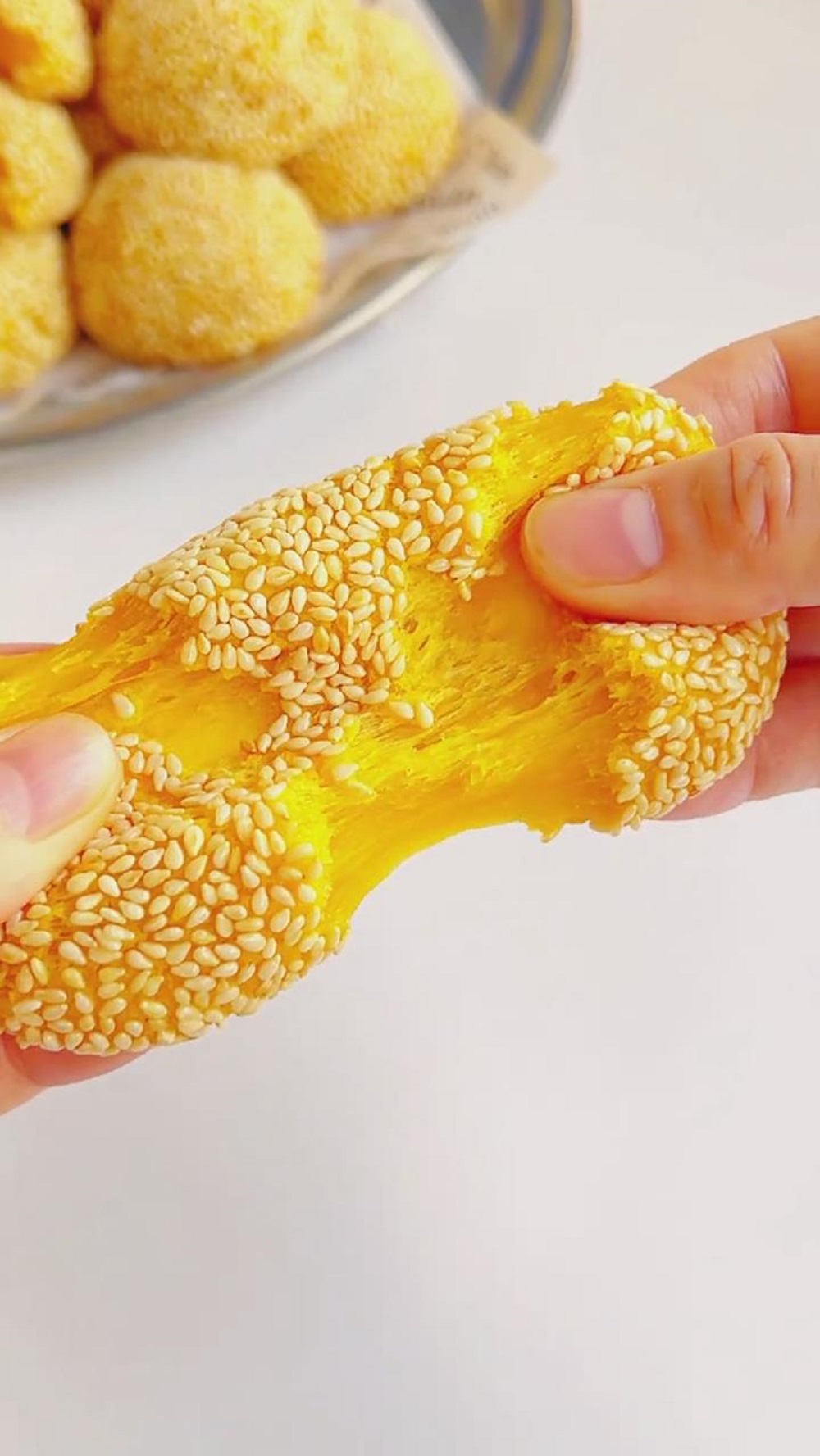 Pumpkin Sesame Balls (4) new