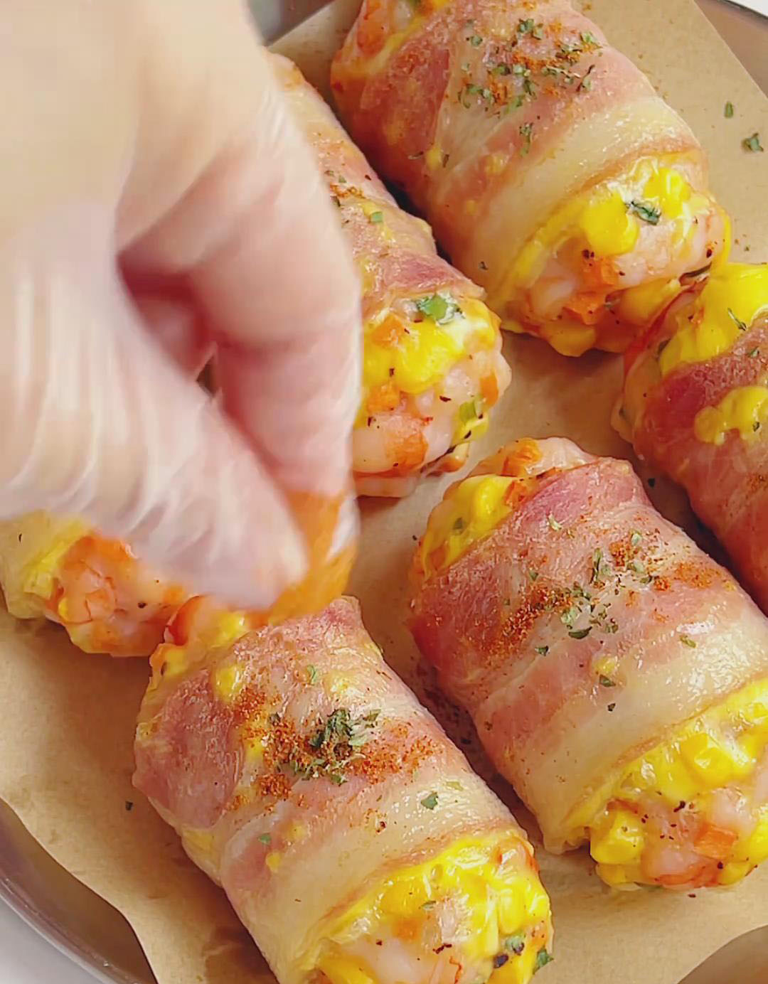 sprinkle with parsley and chili powder