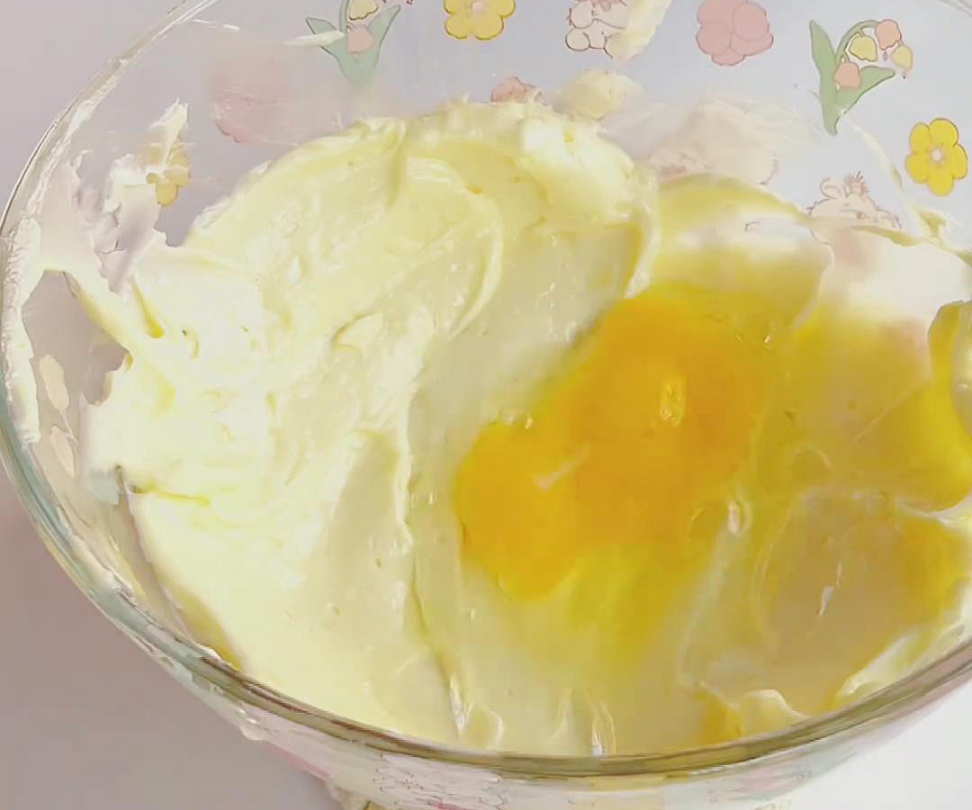 Add 3 eggs one at a time