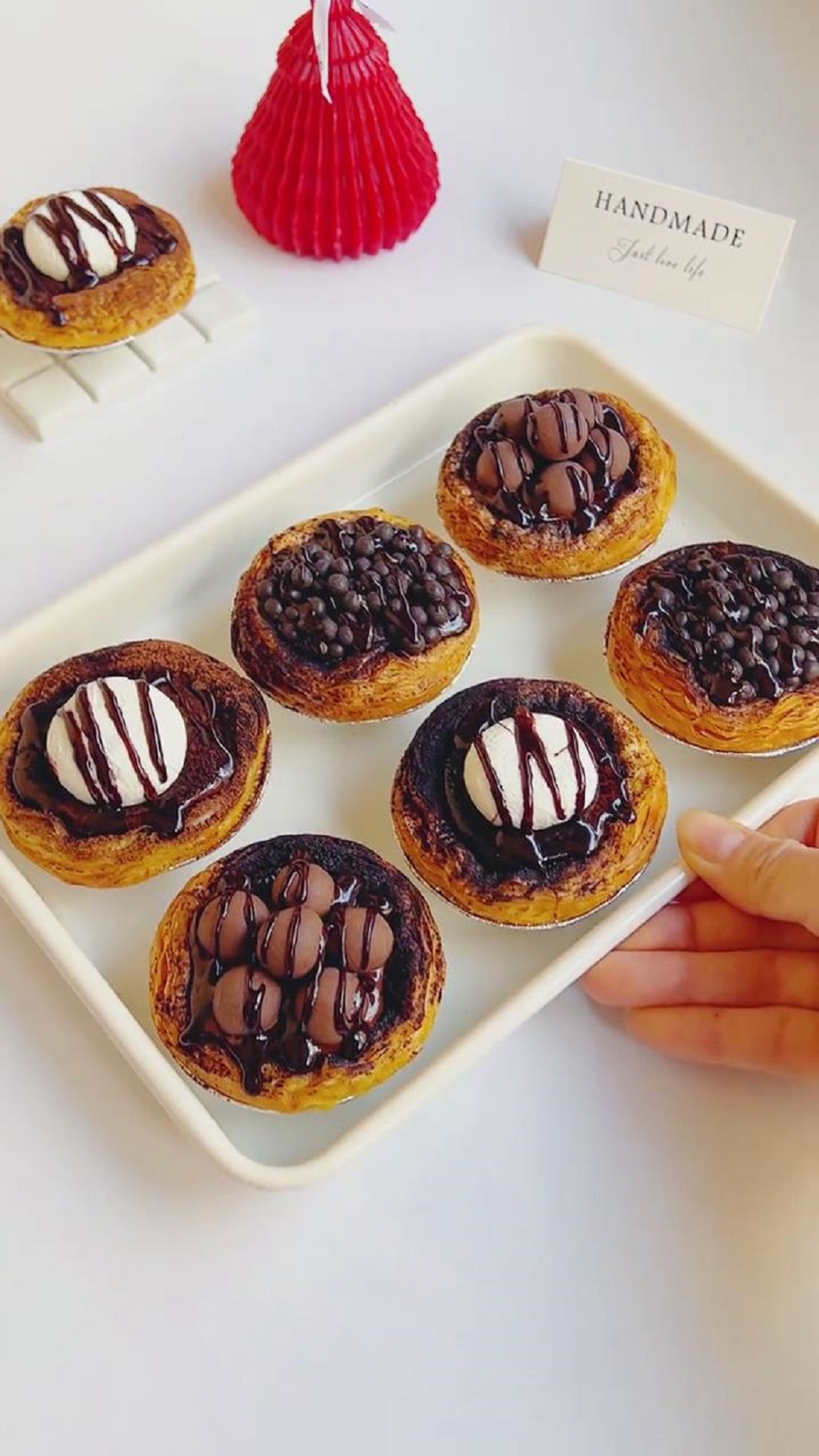 Chocolate Lava Egg Tarts (4)