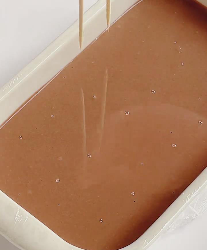 Cover with plastic wrap and poke a few holes