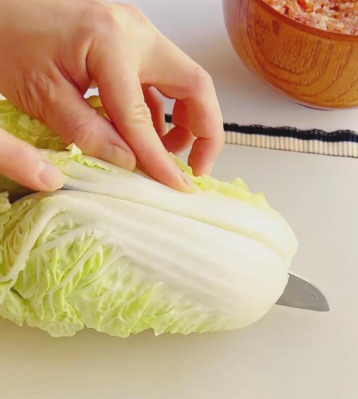 Drain and cut in half lengthwise