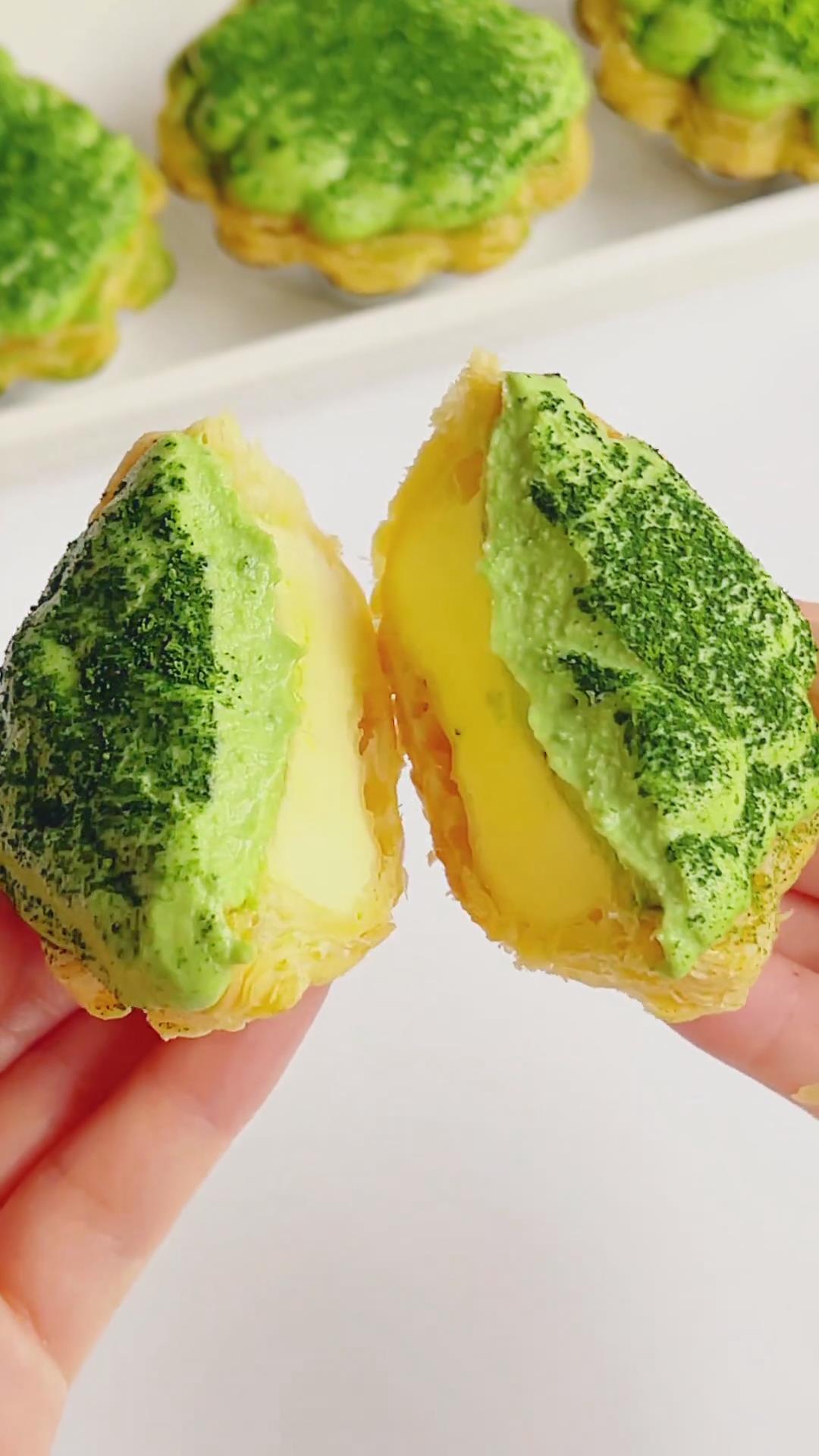 Matcha Tiramisu Egg Tarts (2)