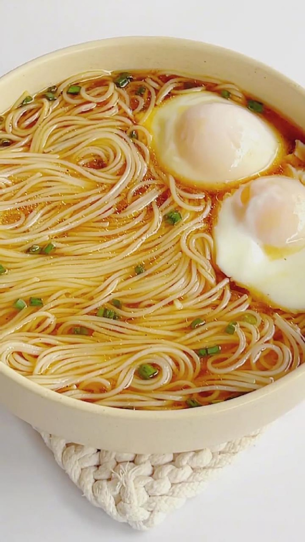 Noodle Soup with Poached Eggs (2)