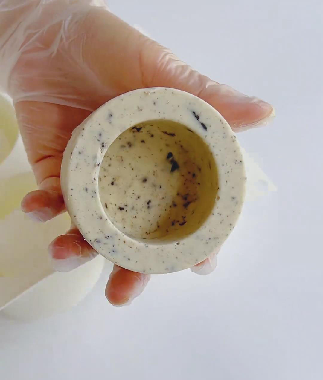 Oreo Chocolate Mousse Cups before adding chocolate