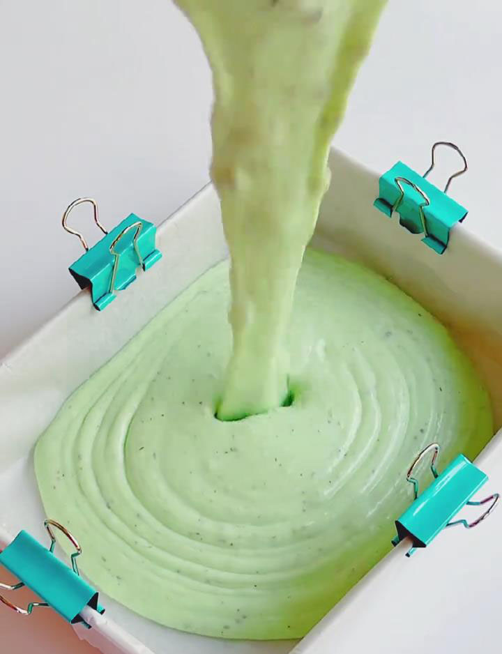 Pour mixture into the mold
