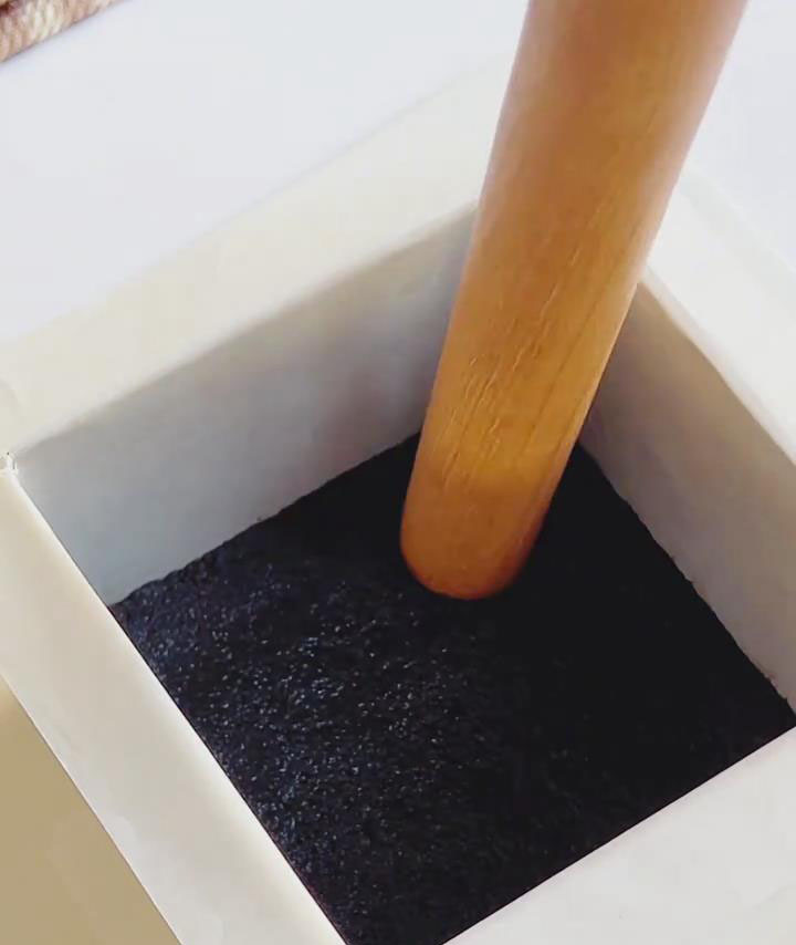 Press firmly into a 6 inch springform pan