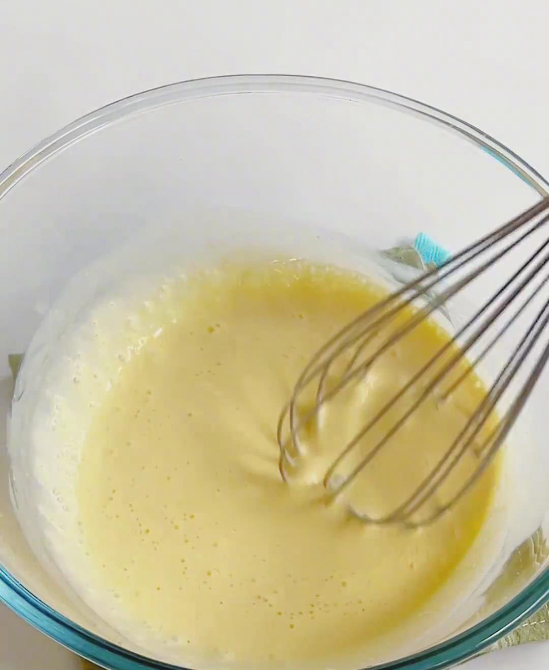 Stir in heavy cream and milk until smooth