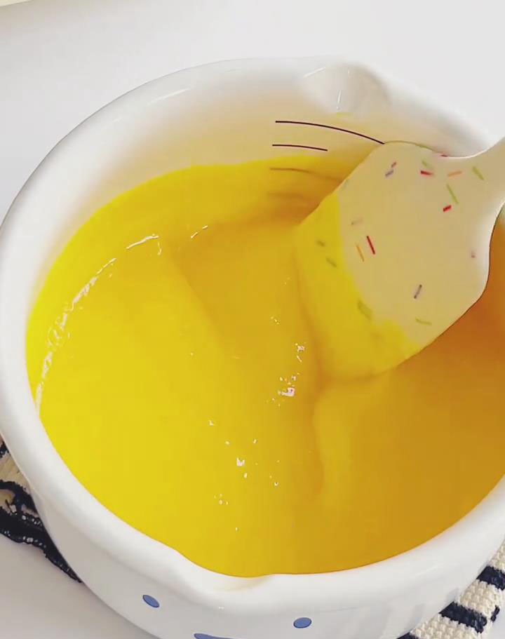 Stir vigorously until the butter is completely melted