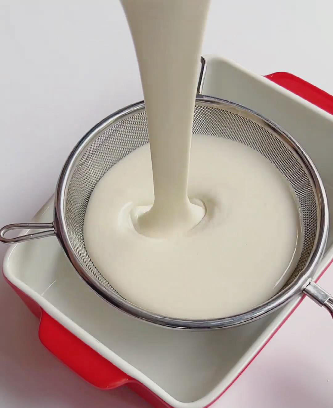 Strain once through a fine sieve