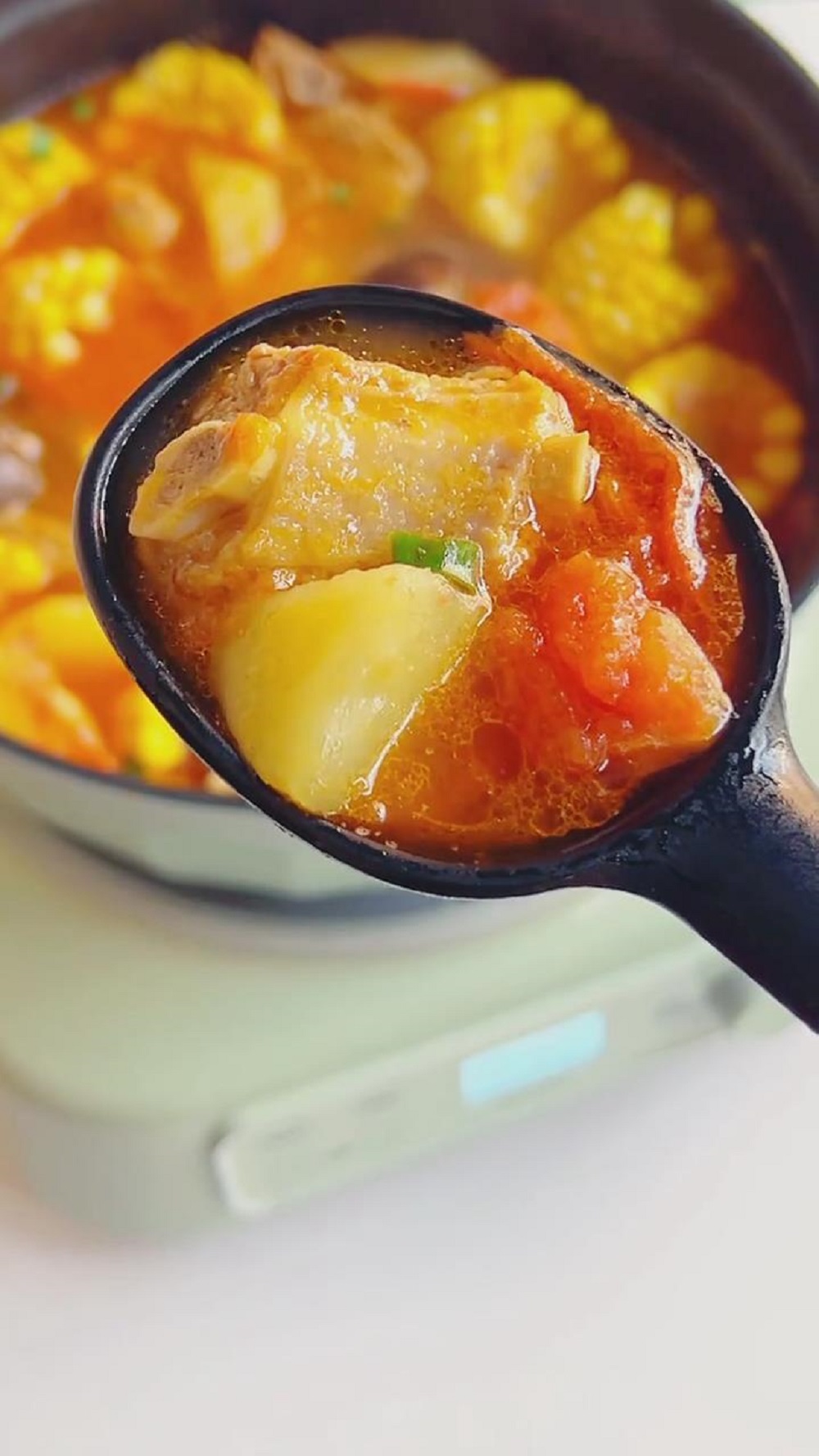 Tomato, Corn, and Pork Rib Soup (1)