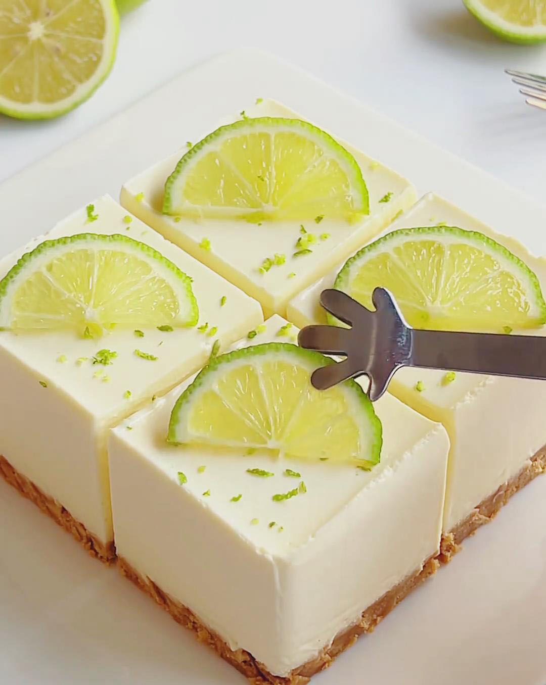 Top with lemon zest, slices