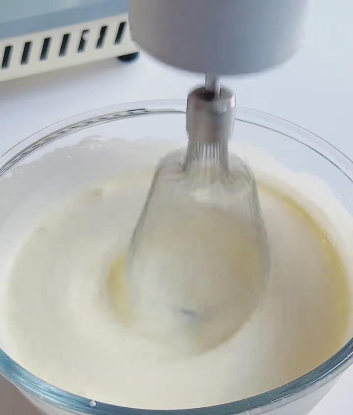 Whip the chilled cream