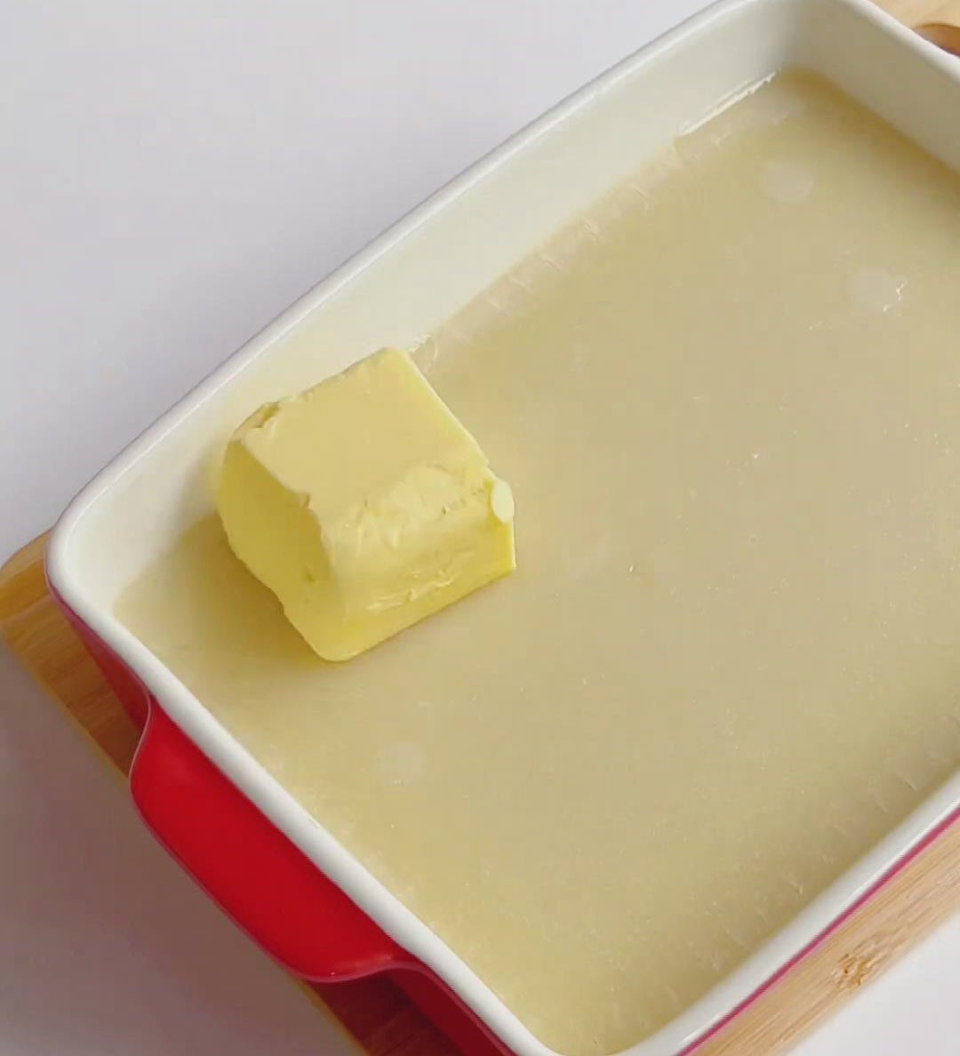 add butter while hot