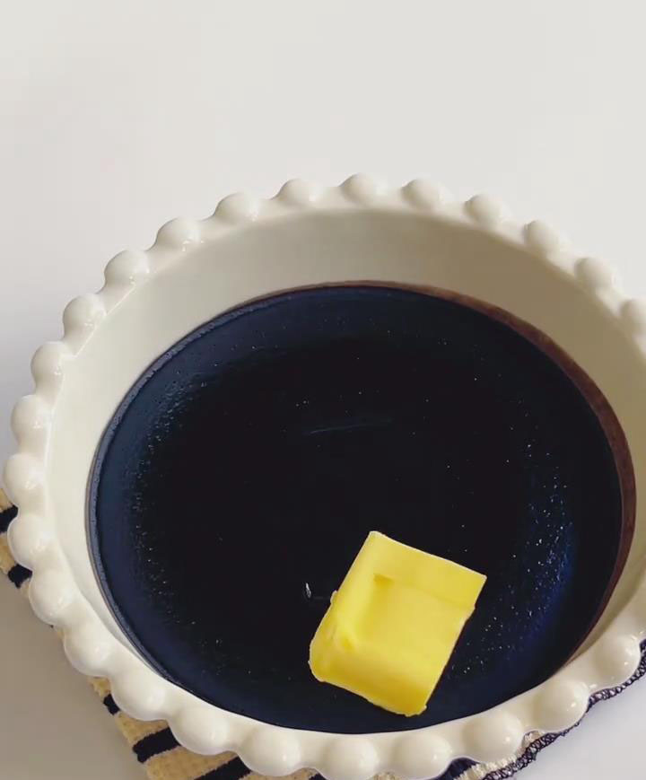 add softened butter to the dough