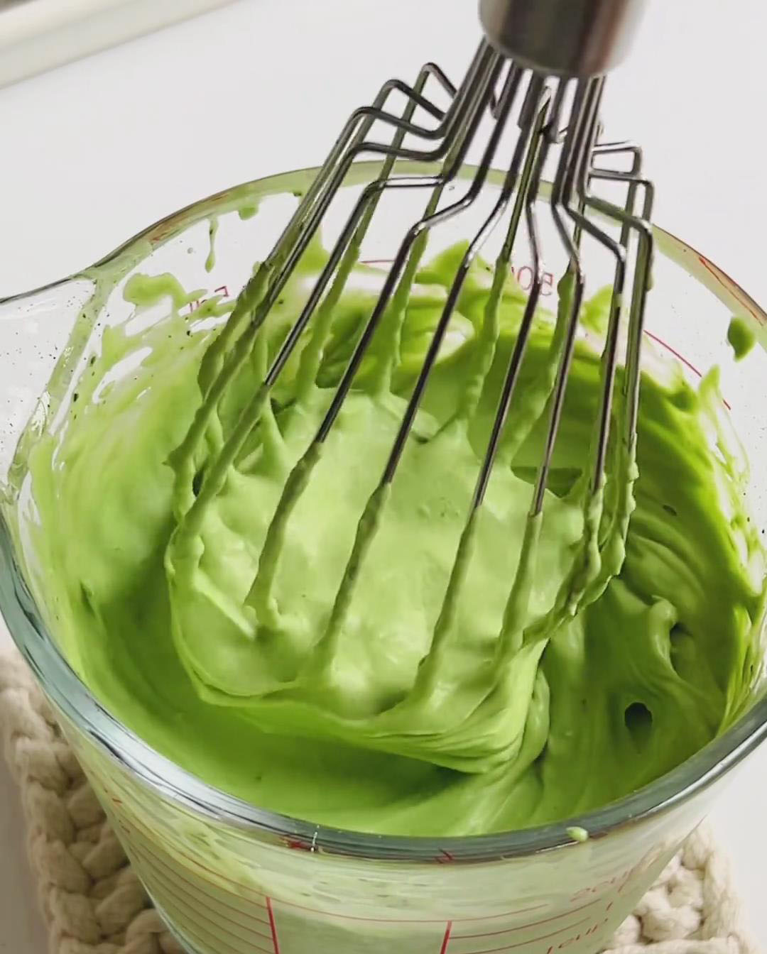 beat again on low speed until smooth and silky