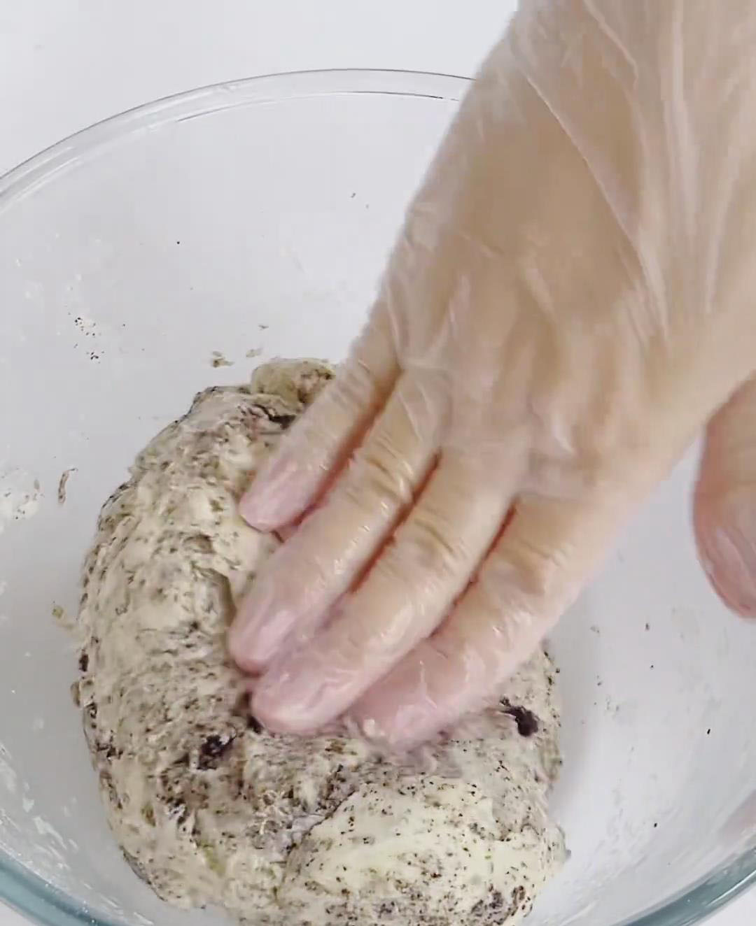 fold them into the dough