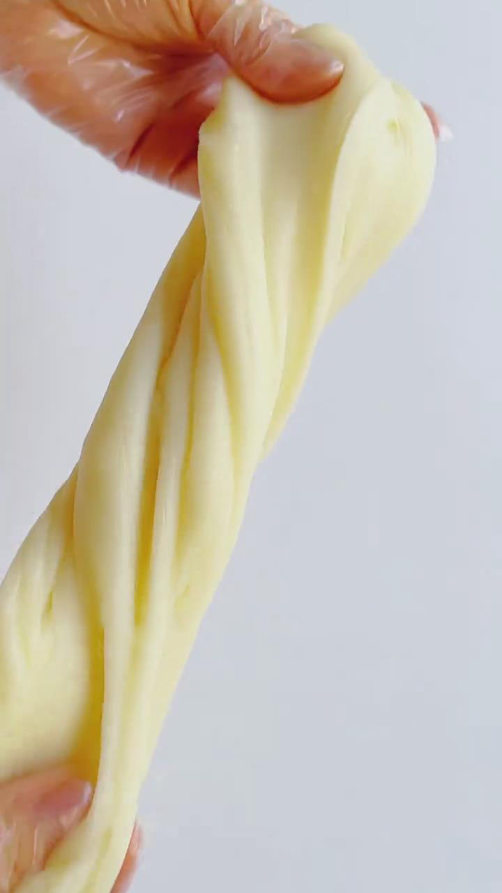 knead mochi dough until smooth and elastic