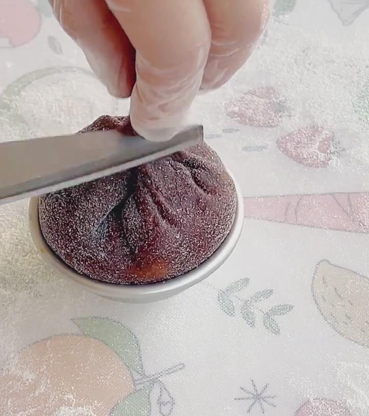pinch off any excess dough