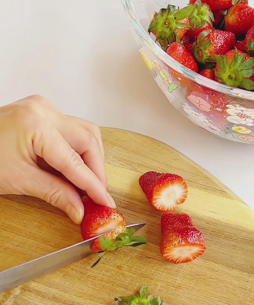 remove the green tops