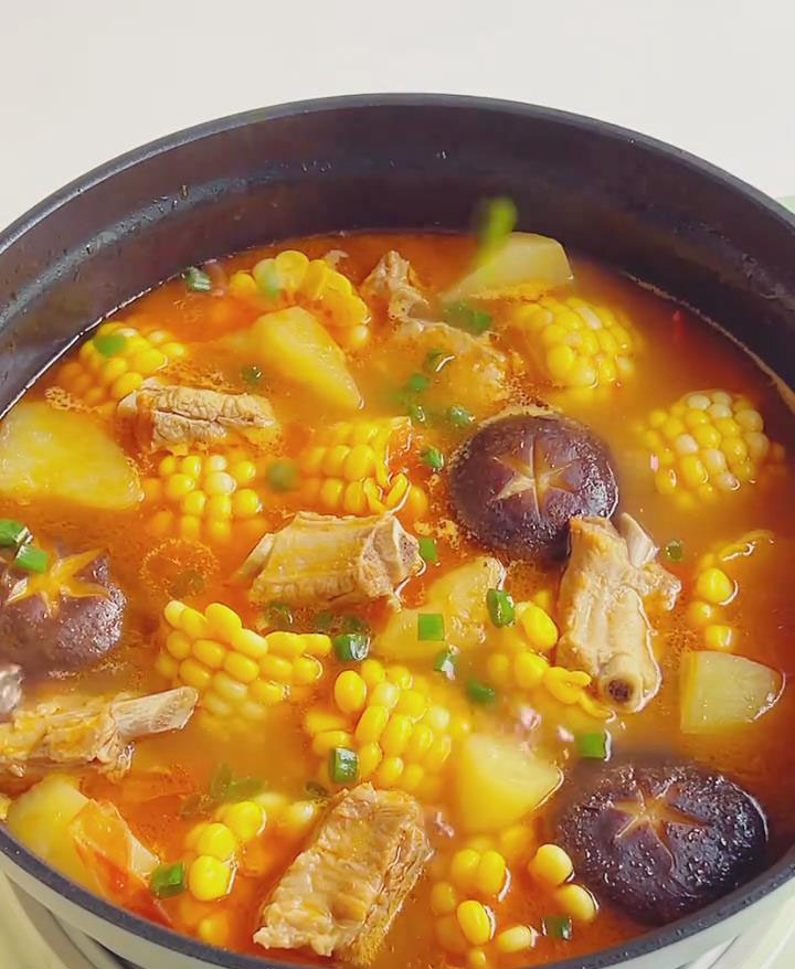 stir in the chopped scallions