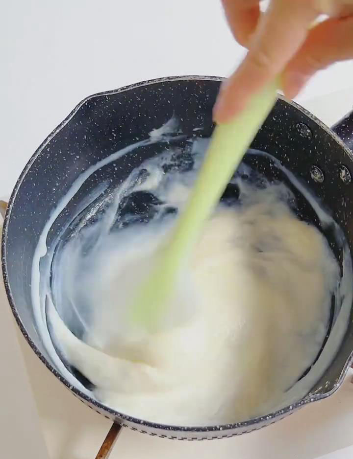 stirring constantly until thick, sticky, and semi transparent