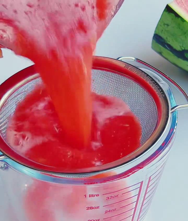 strain through a fine sieve