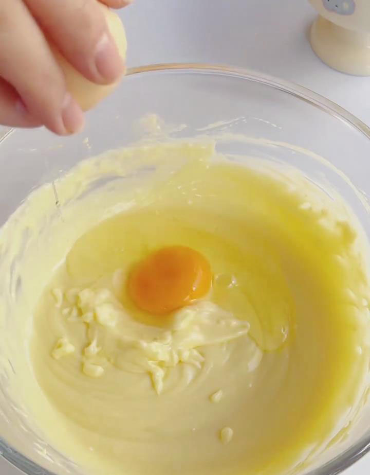 Add eggs gradually