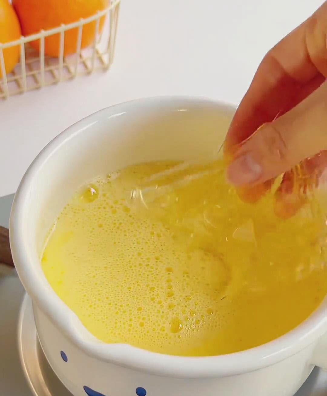 Add gelatin and stir until fully dissolved