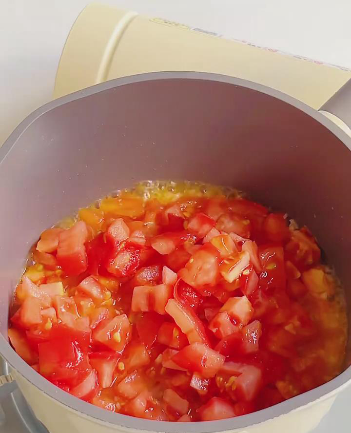 Add the chopped tomatoes