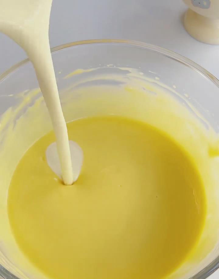 Pour in the heavy cream