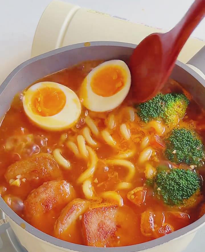 add the soft boiled egg