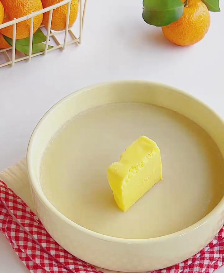 stir in the unsalted butter while the dough is still hot