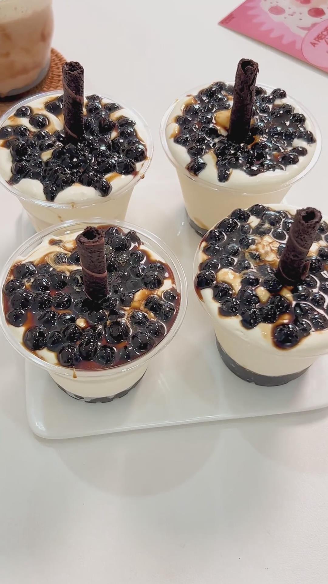 Bubble Milk Tea Cake Cups (2)