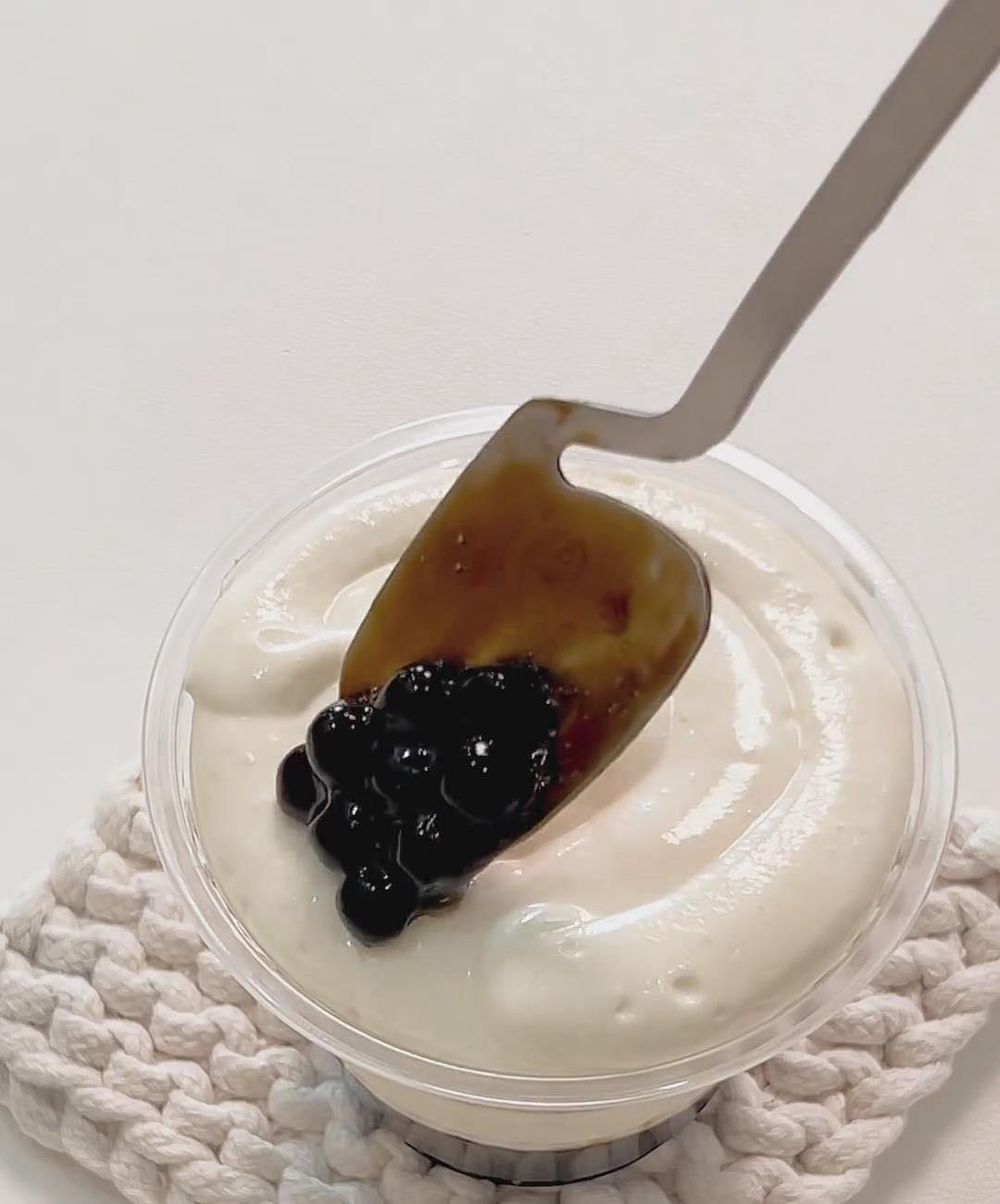 Finish with more boba on top