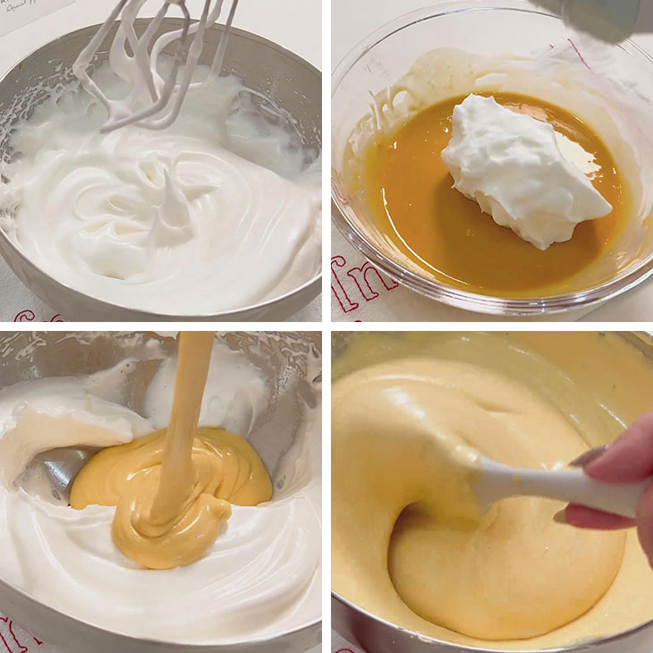 Make the Milk Tea Sponge Batter