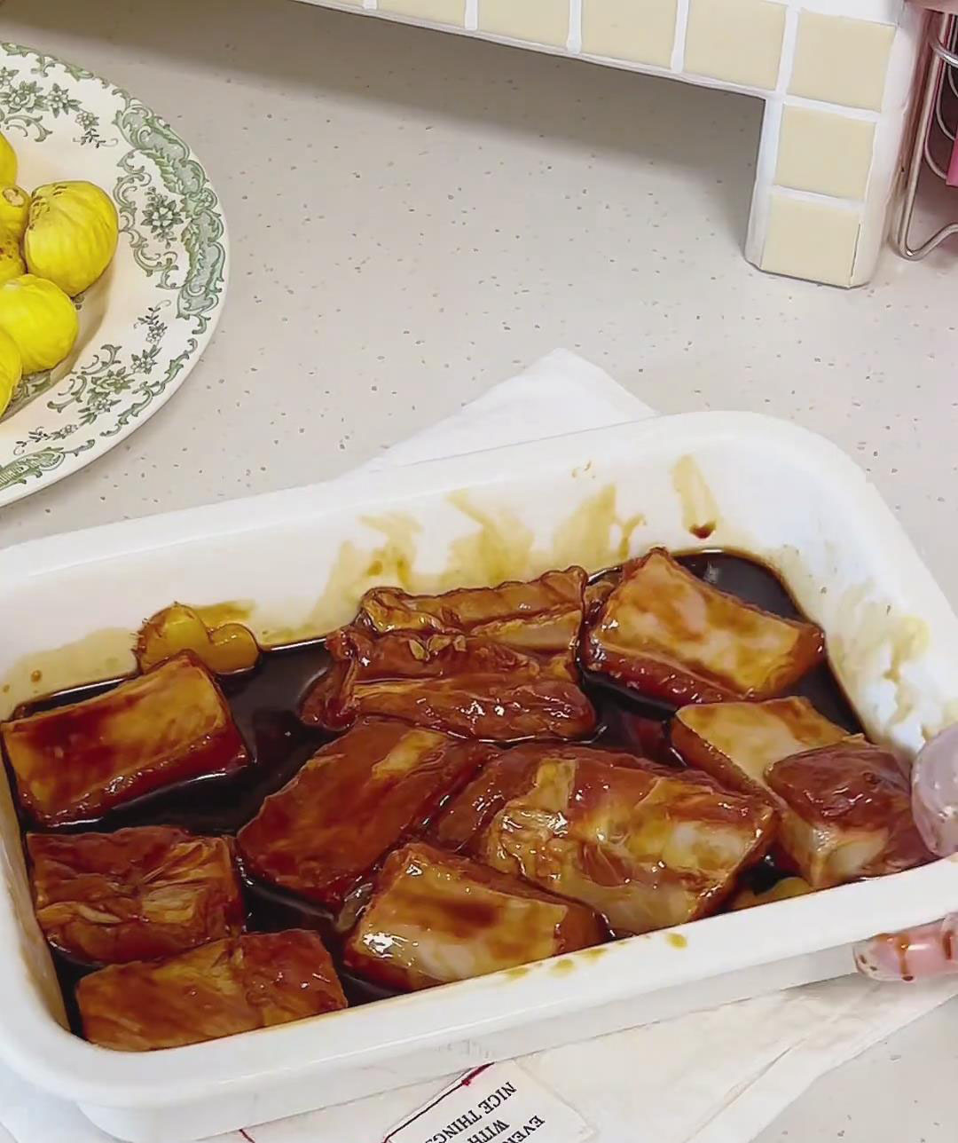 Marinate the Pork Ribs