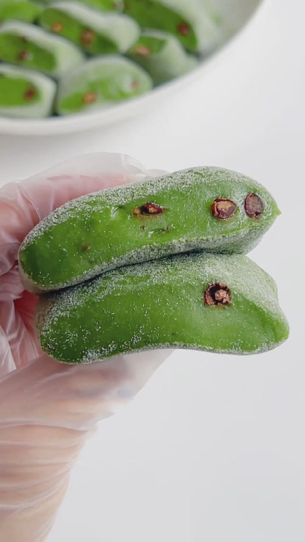 Matcha Red Bean Mochi (3)