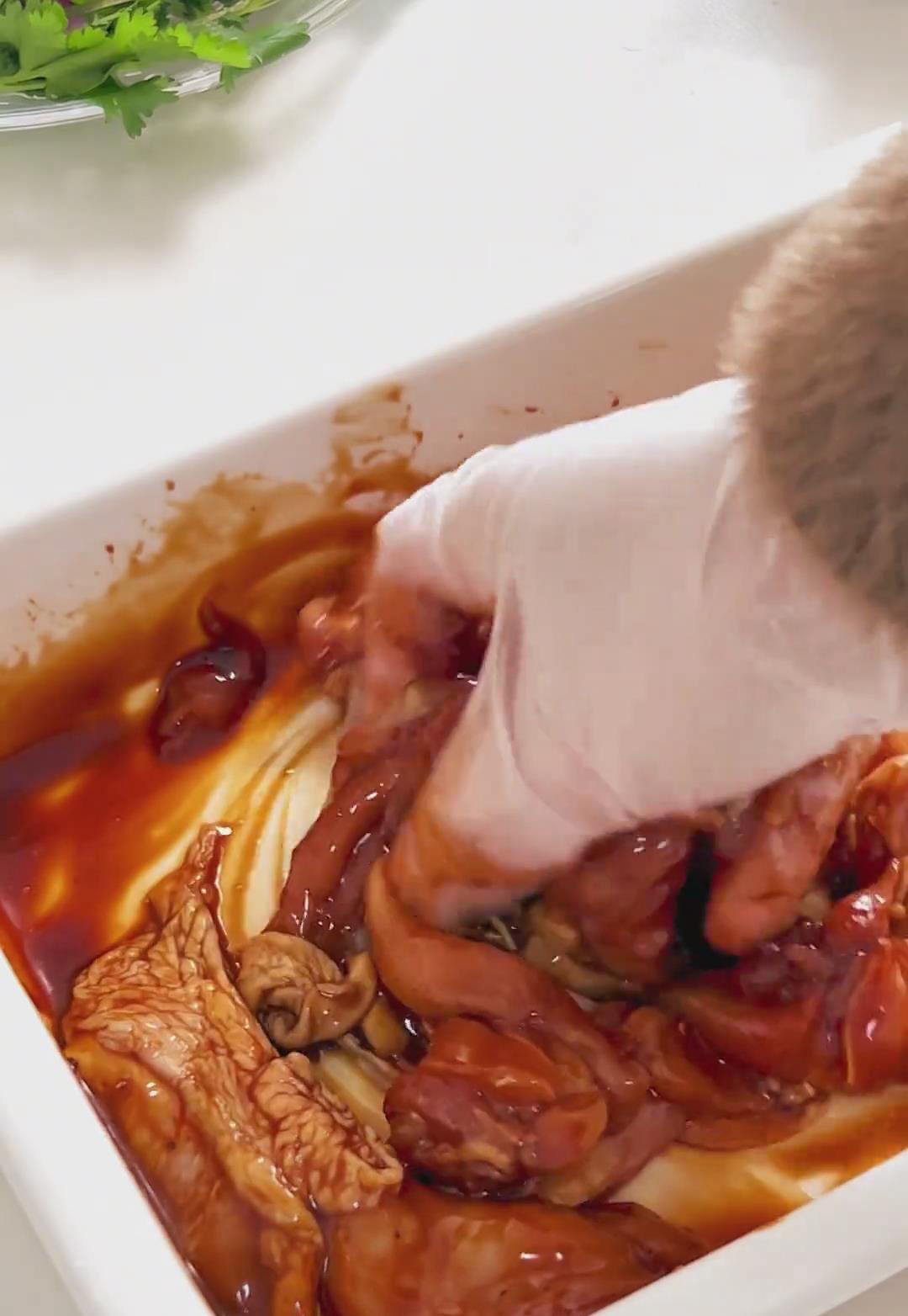 Mix well with your hands