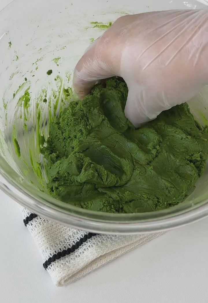 Press lightly by hand