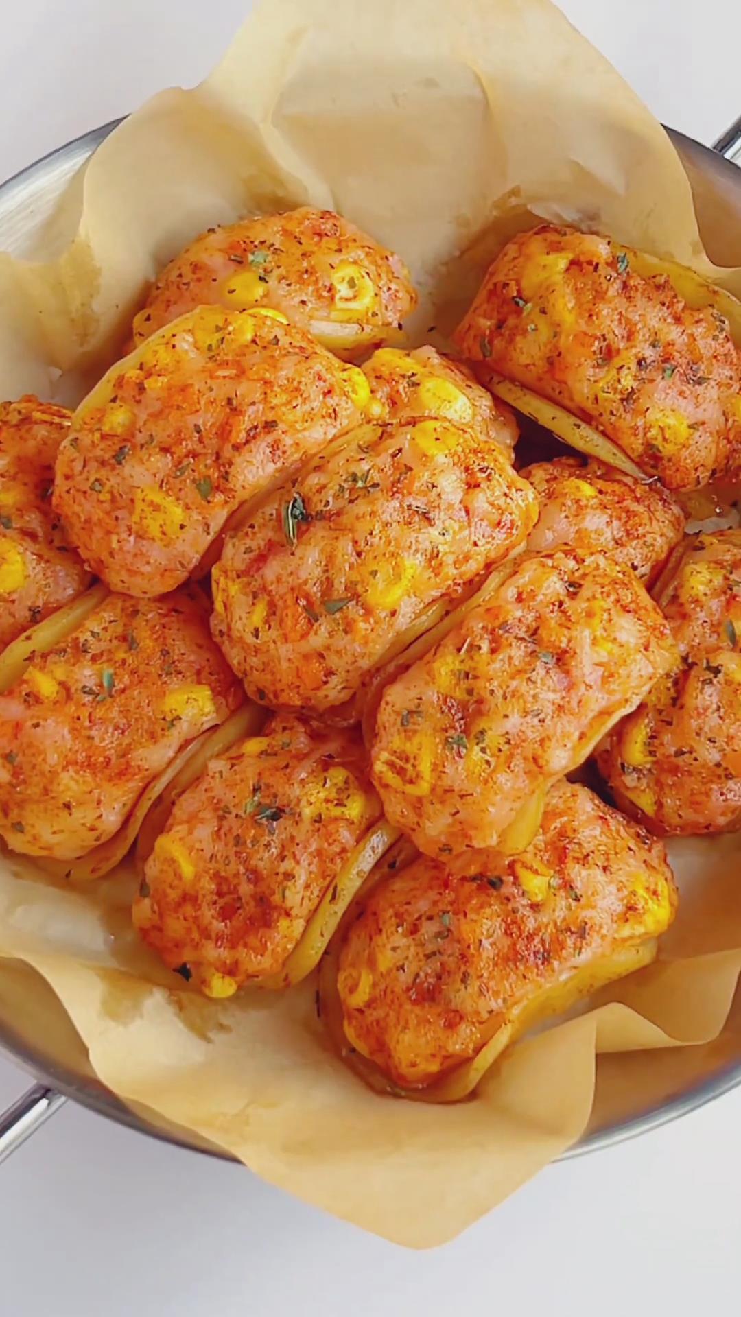 Shrimp Stuffed Potato Rolls (2)