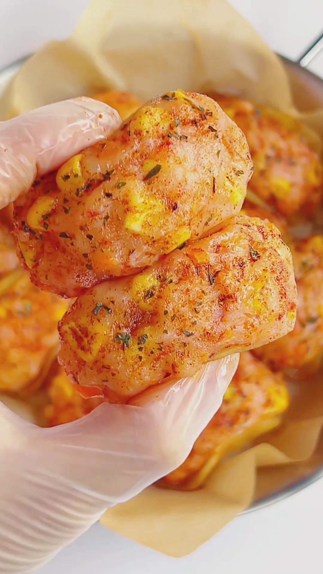Shrimp Stuffed Potato Rolls (3)