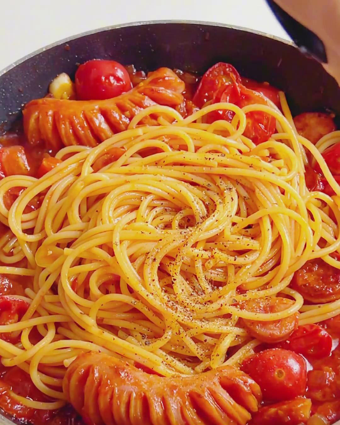 Sprinkle black pepper