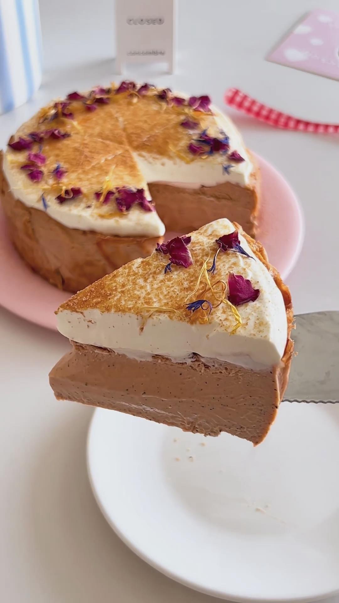 Thai Tea Basque Cheesecake (4)