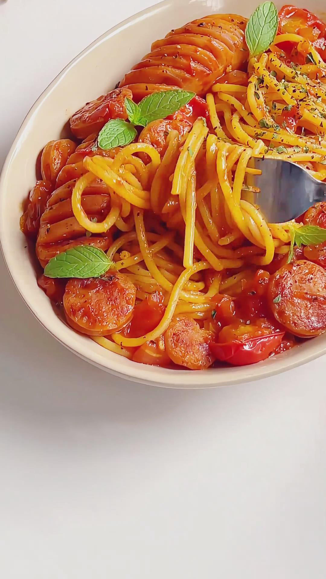 Tomato Sausage Pasta (3)