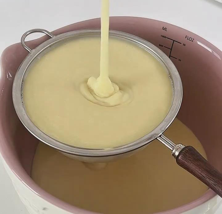 Use a fine sieve to filter the batter once